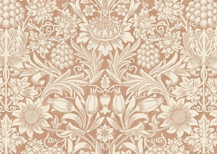 William Morris At Home Sunflower, Madder - Twist&Fit Roller Blind - Image 6